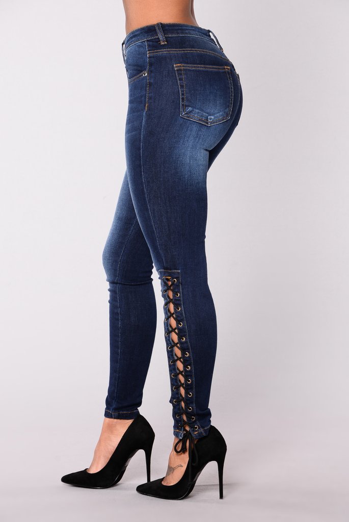 Dark jeans female pants women