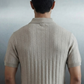 Needle Drop Knit Polo