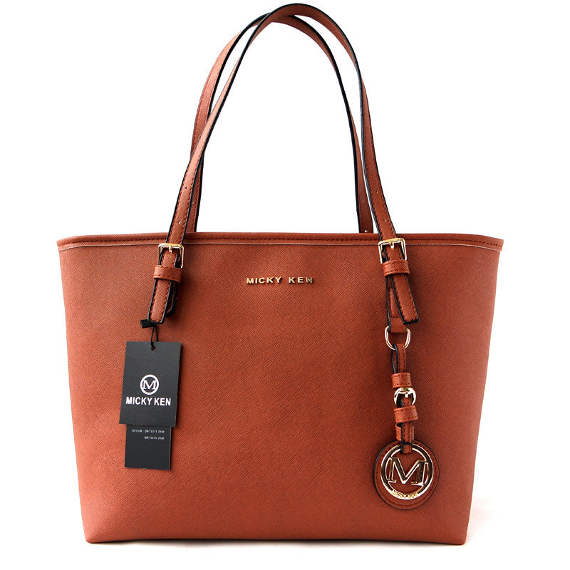 Fashion Handbag Cross Grain Leather Shoulder Bag Lady Bag Shopping Bag Autumn Female Bag