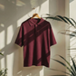 Needle Drop Knitted Polo
