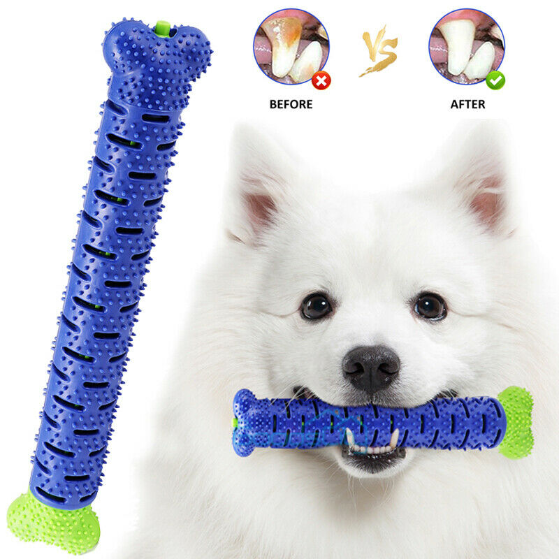 Dog Chew Toys Toothbrush Pets Molar Tooth Cleaning Brushing Stick Doggy Silicone