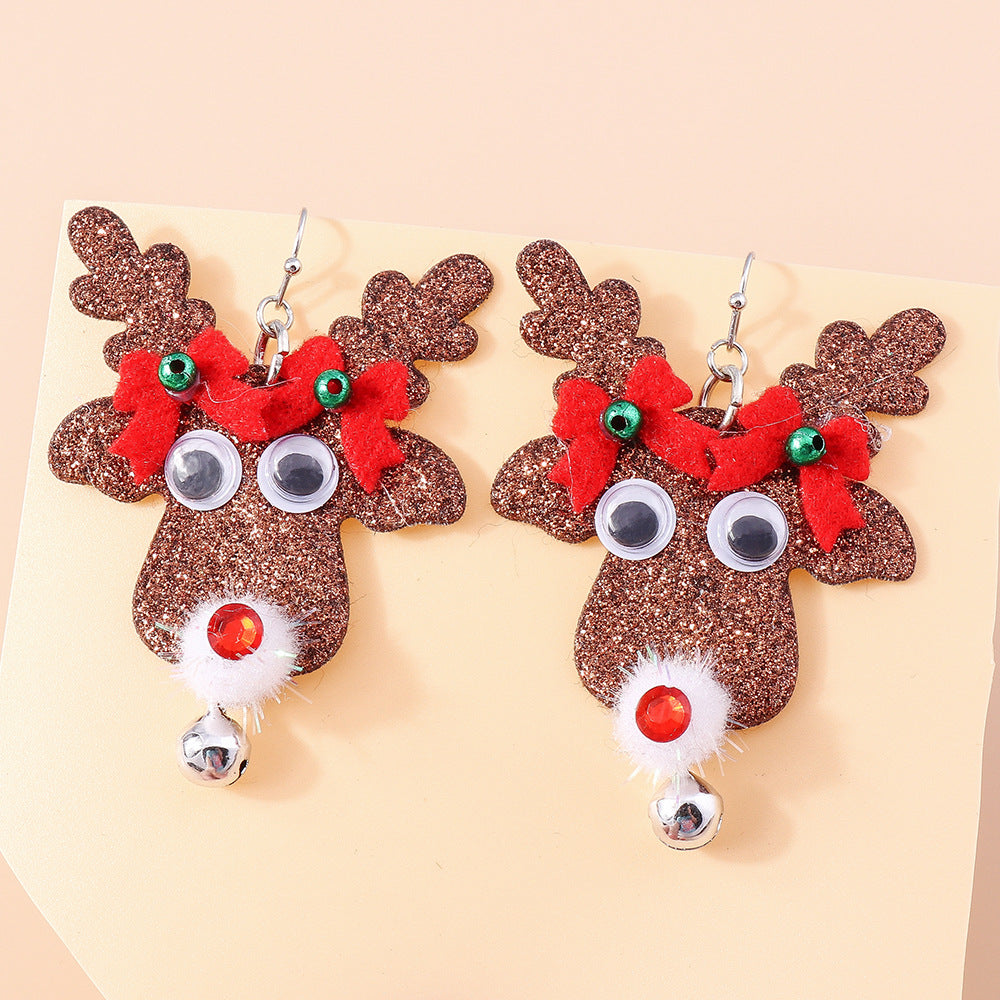 New Christmas Tree Earrings Felt Earrings