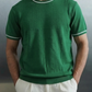 Crew Neck Knitted Tshirt