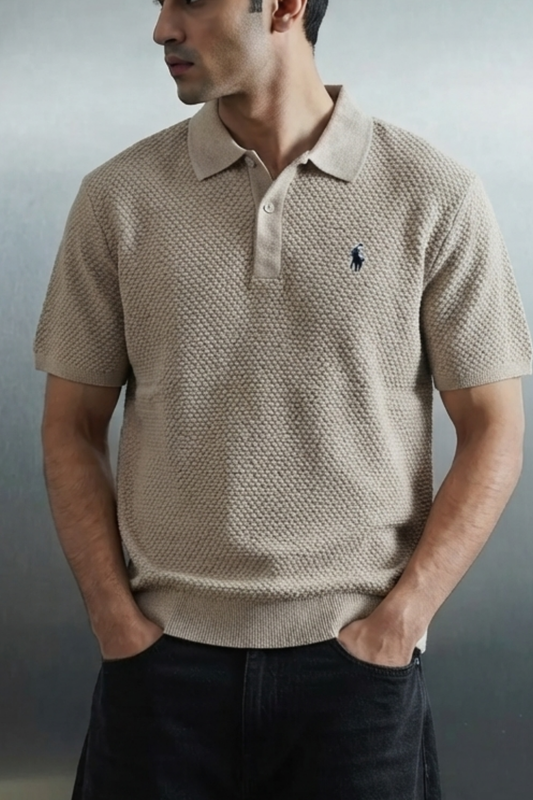 Classic Dobby Knit Polo Shirt