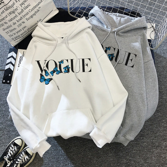 Winter Hoodies Women Loose  Style Sweatshirt