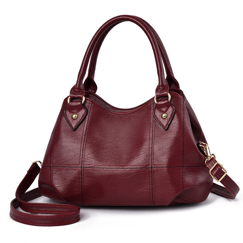 Women Handbags Shoulder Bag Solid Color Plain Daily Office Bags