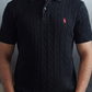Cable Knitted Polo