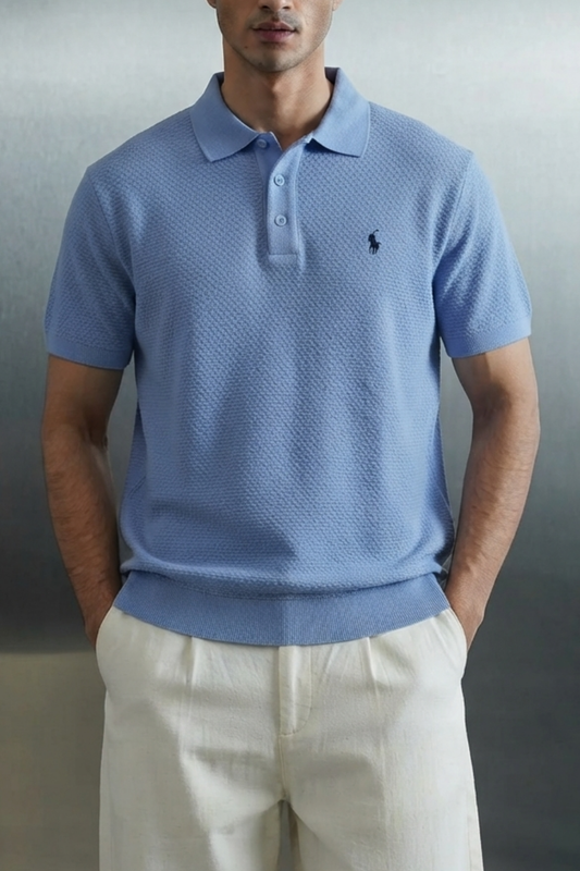 Classic Dobby Knit Polo Shirt