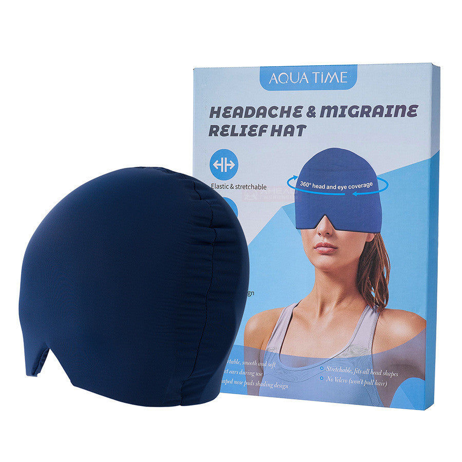 Retractable Ice Gel Headache Relief Cap