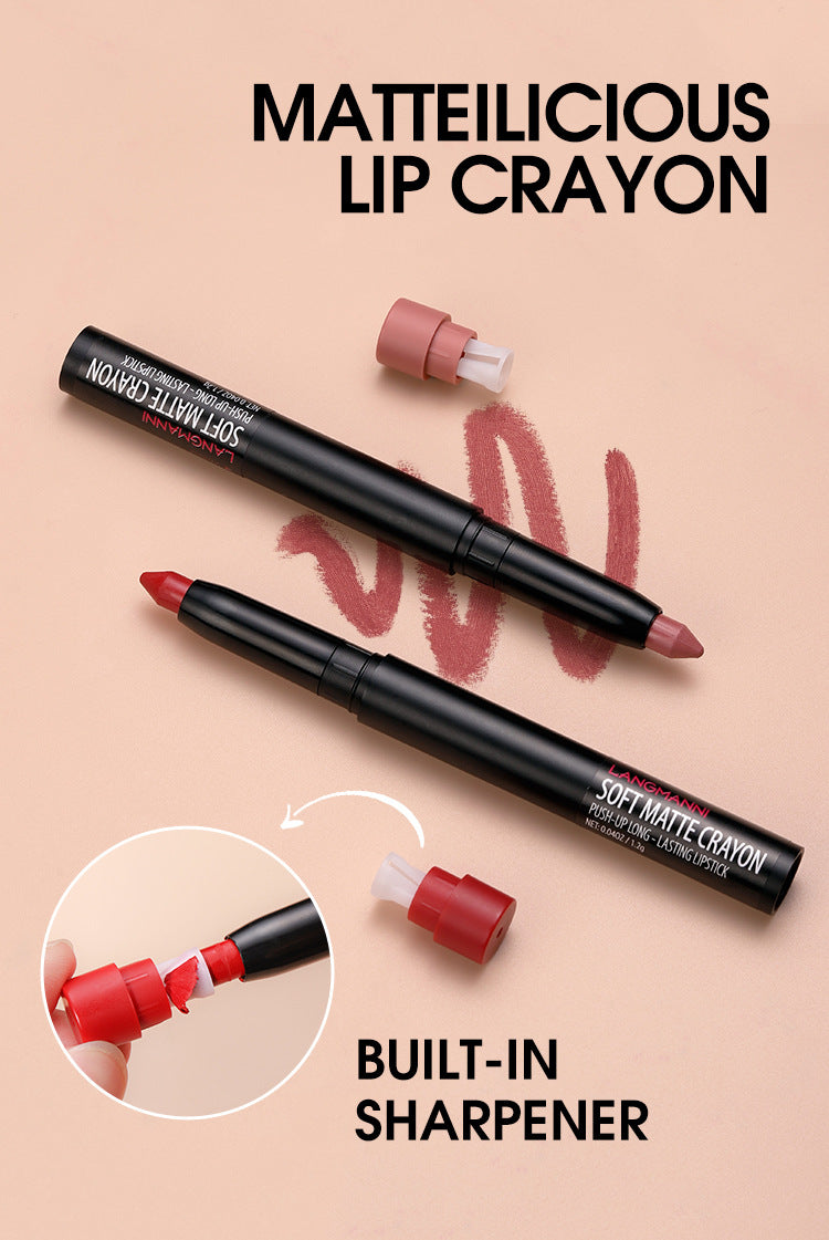Langmanni Makeup Lipstick Set Of Six Matte Matte Lipsticks Lip Gloss Set