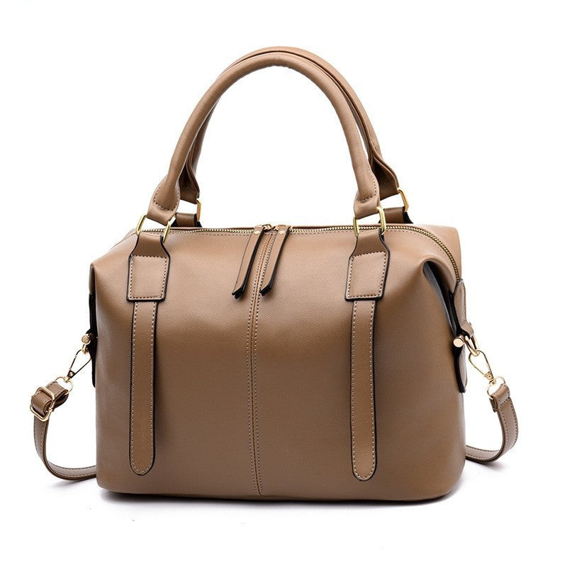 Women Leather Handbag Vintage Bag Shoulder Bags Big Bag