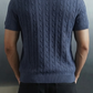 Cable Knitted Polo