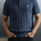 Cable Knitted Polo