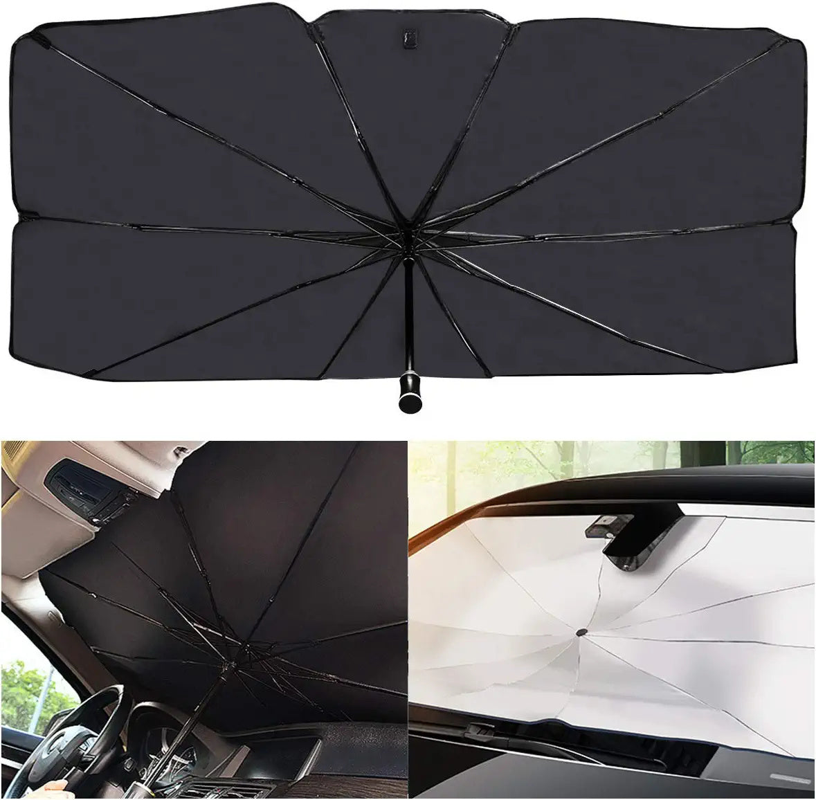 57\' X 31\' Car Umbrella UV Reflecting Sun Shade