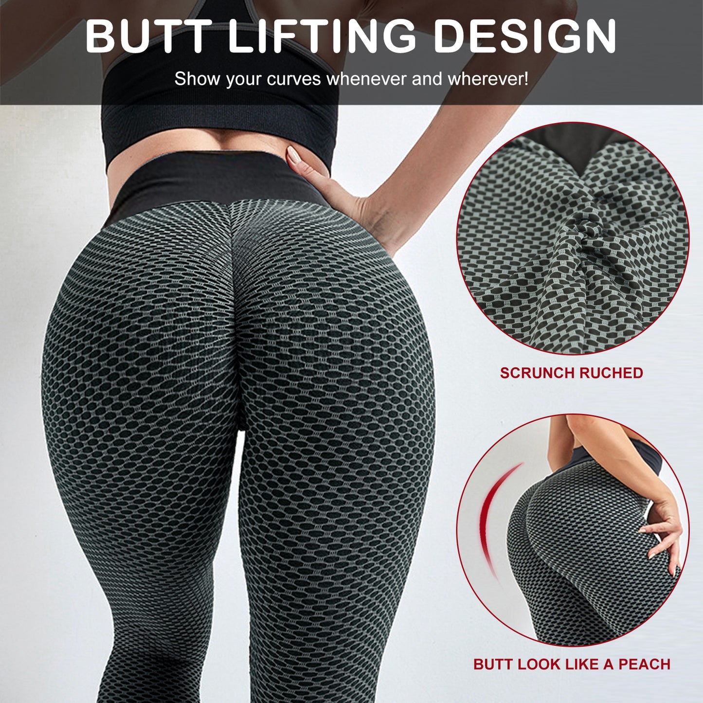 TIK Tok Leggings Women Butt Lifting Workout