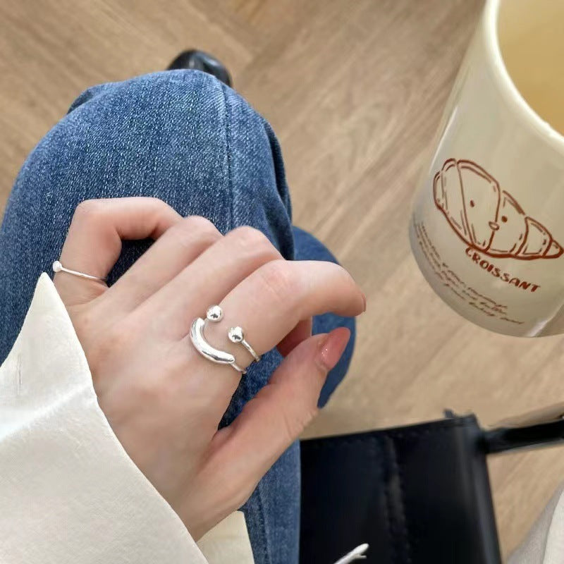 Fashion Jewelry Simple Opening Adjustable Design Ring